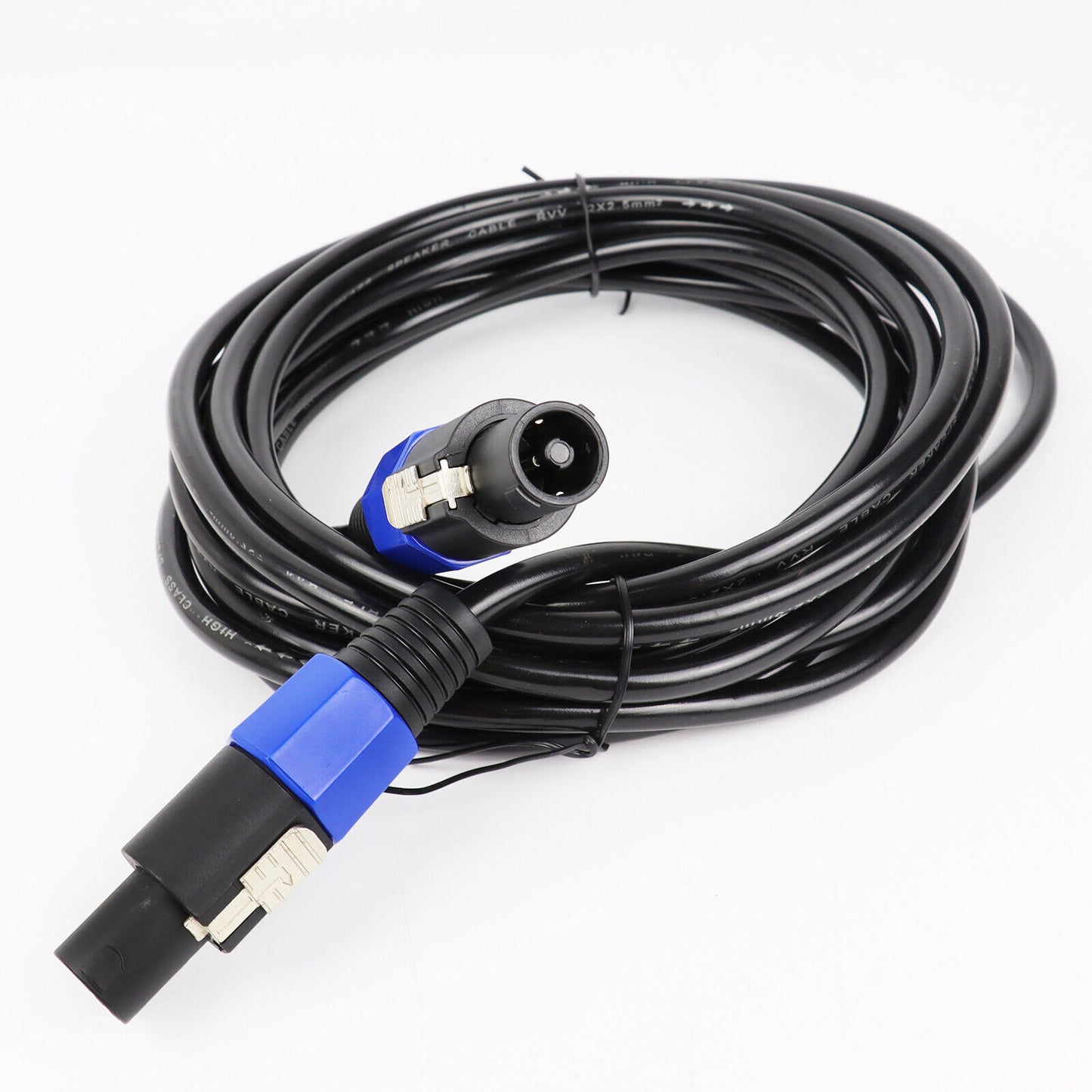 SpeakOn Male to SpeakOn Male Cable DJ PA Stage Audio Jack Loudspeaker 2 Packs
