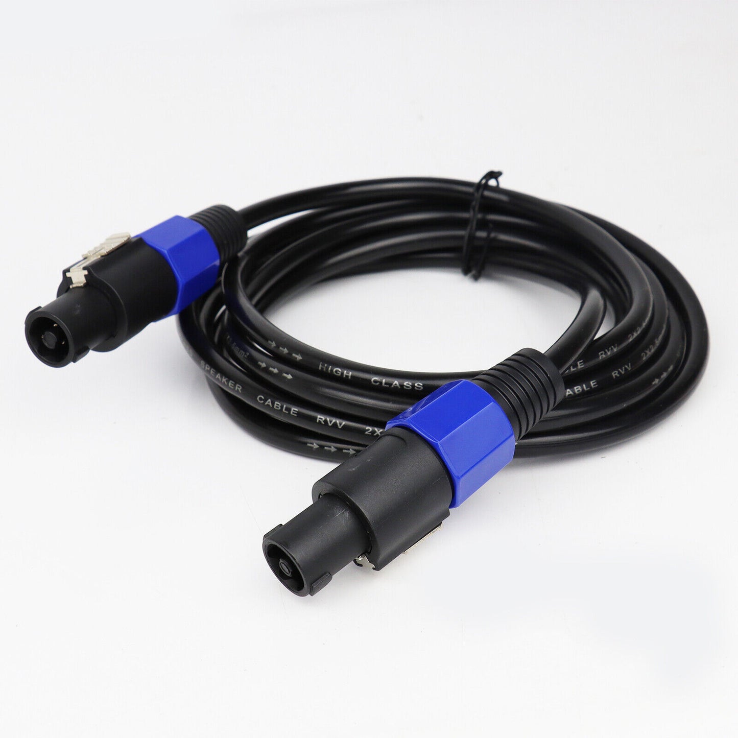 Speakon to Speakon Cable or XLR Speaker Wire Connect Lead For Audio Loudspeaker