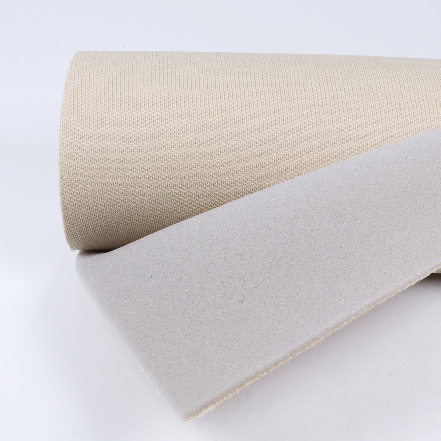 Foam Headliner Fabric Flat Knit Car Roof Lining Materials Replace Sag-Flat Knit Beige