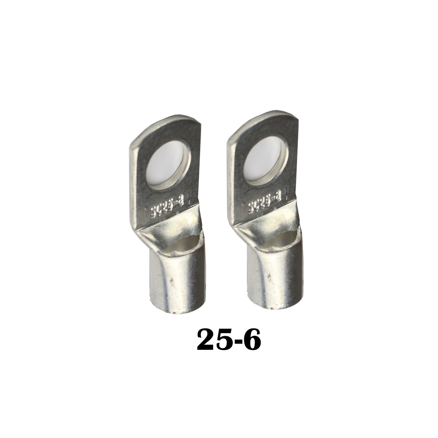 Battery Cable Lug Marine Grade Copper Terminals Tube Wire Connector Crimp Ring