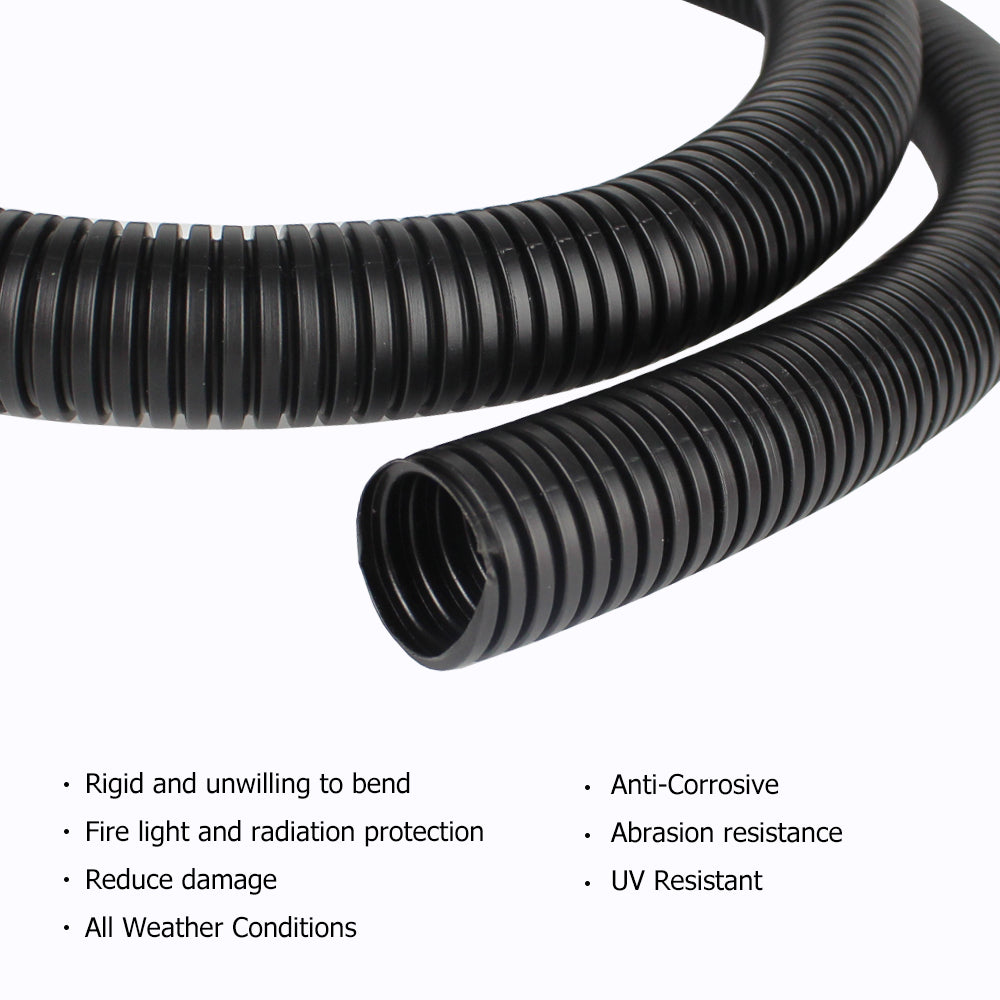 Split Cable Tubing Wire Loom Management Cords Protector Holding Vehicle Wiring