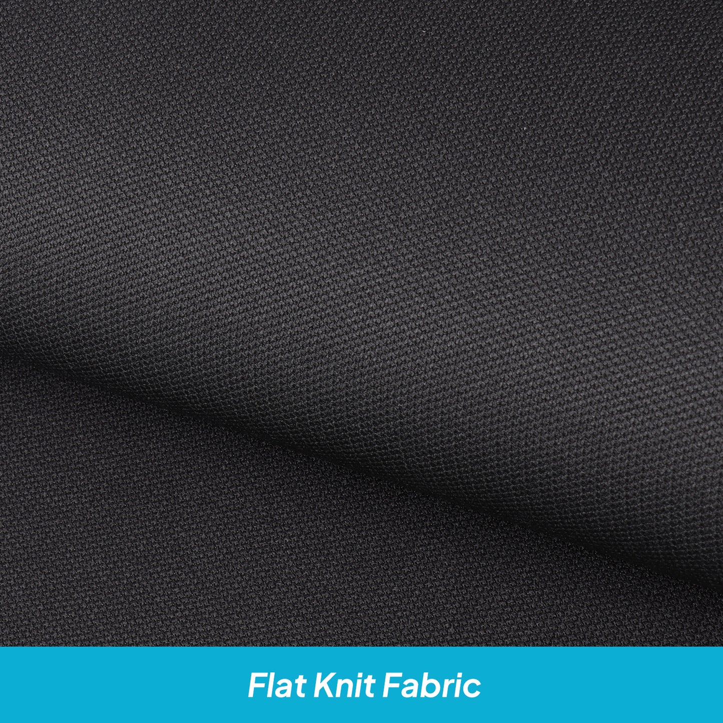 Foam Headliner Fabric Flat Knit Car Roof Lining Materials Replace Sag-Flat Knit Black