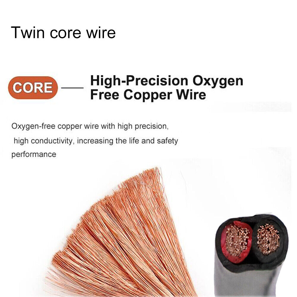 Twin Core Wire Automotive Copper Conductor Cable PVC Sheath RV Camper Wiring DIY