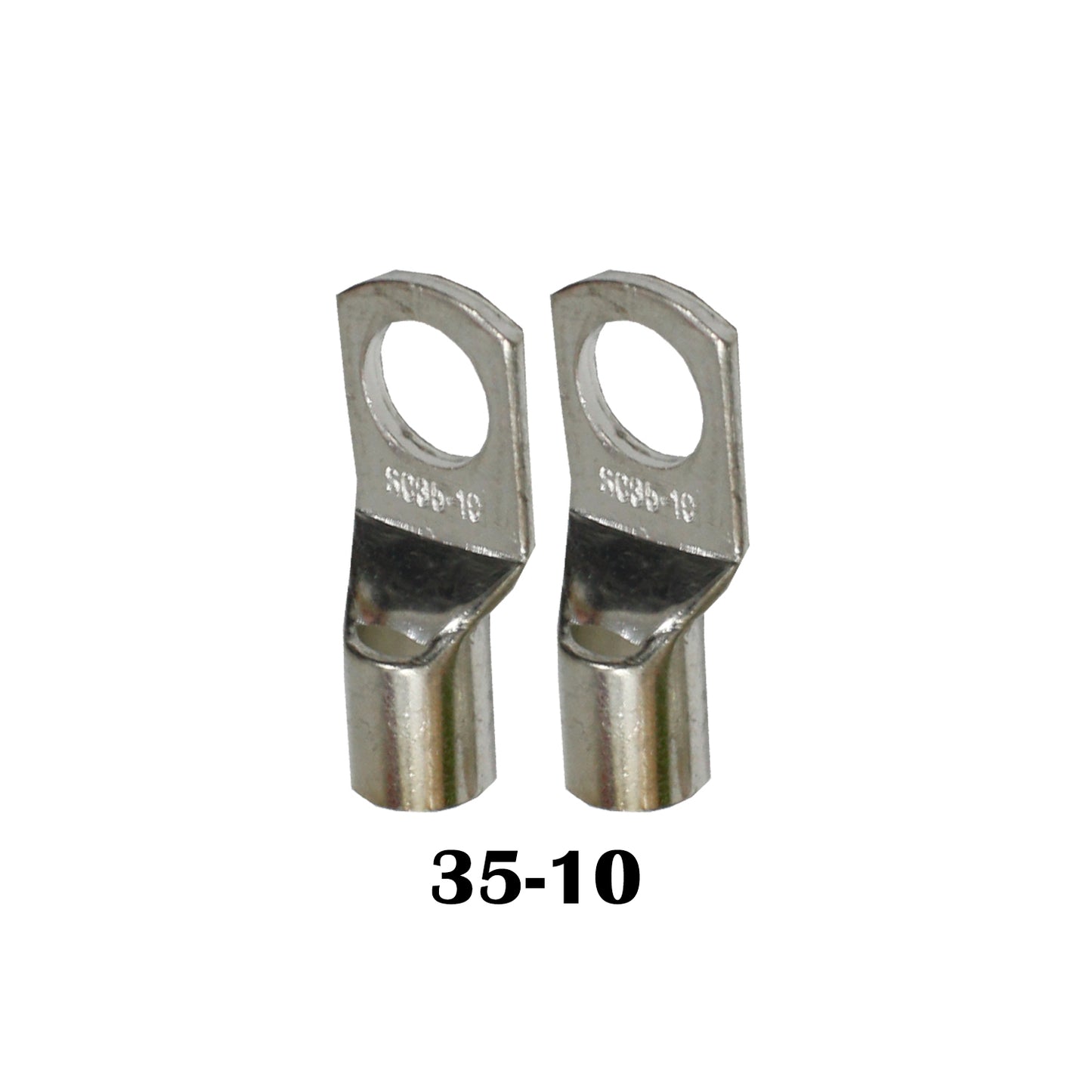 Battery Cable Lug Marine Grade Copper Terminals Tube Wire Connector Crimp Ring