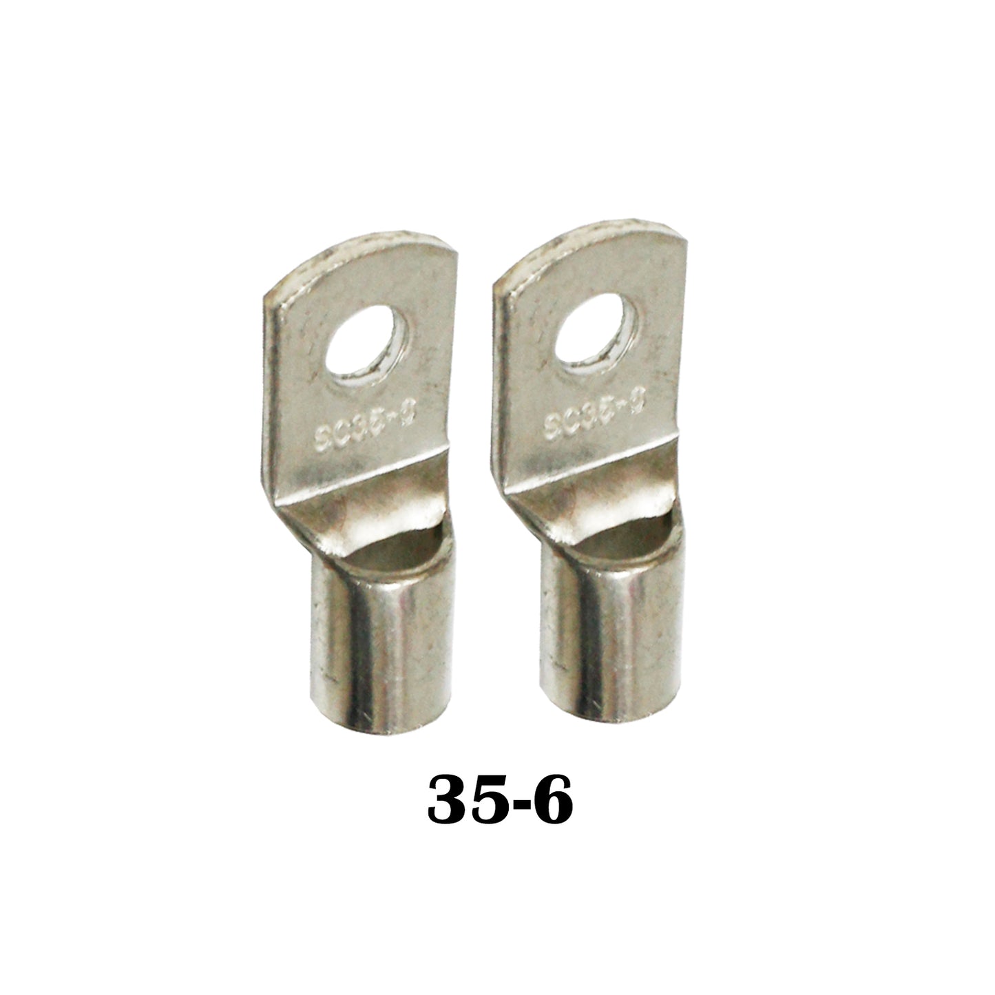 Battery Cable Lug Marine Grade Copper Terminals Tube Wire Connector Crimp Ring