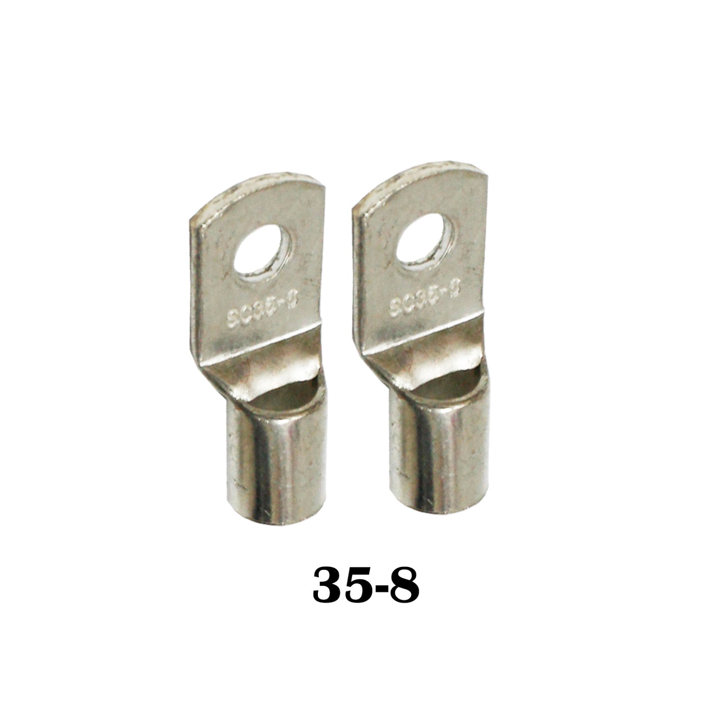 Battery Cable Lug Marine Grade Copper Terminals Tube Wire Connector Crimp Ring