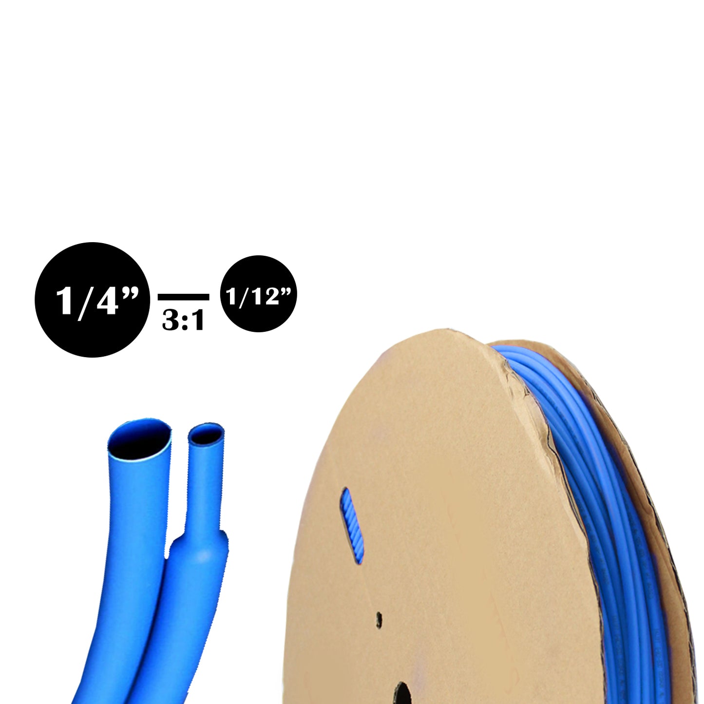 Heat Shrink Tubing 3:1 Glue Lined Heatshrink Kit Electrical Wire Cable Insulated