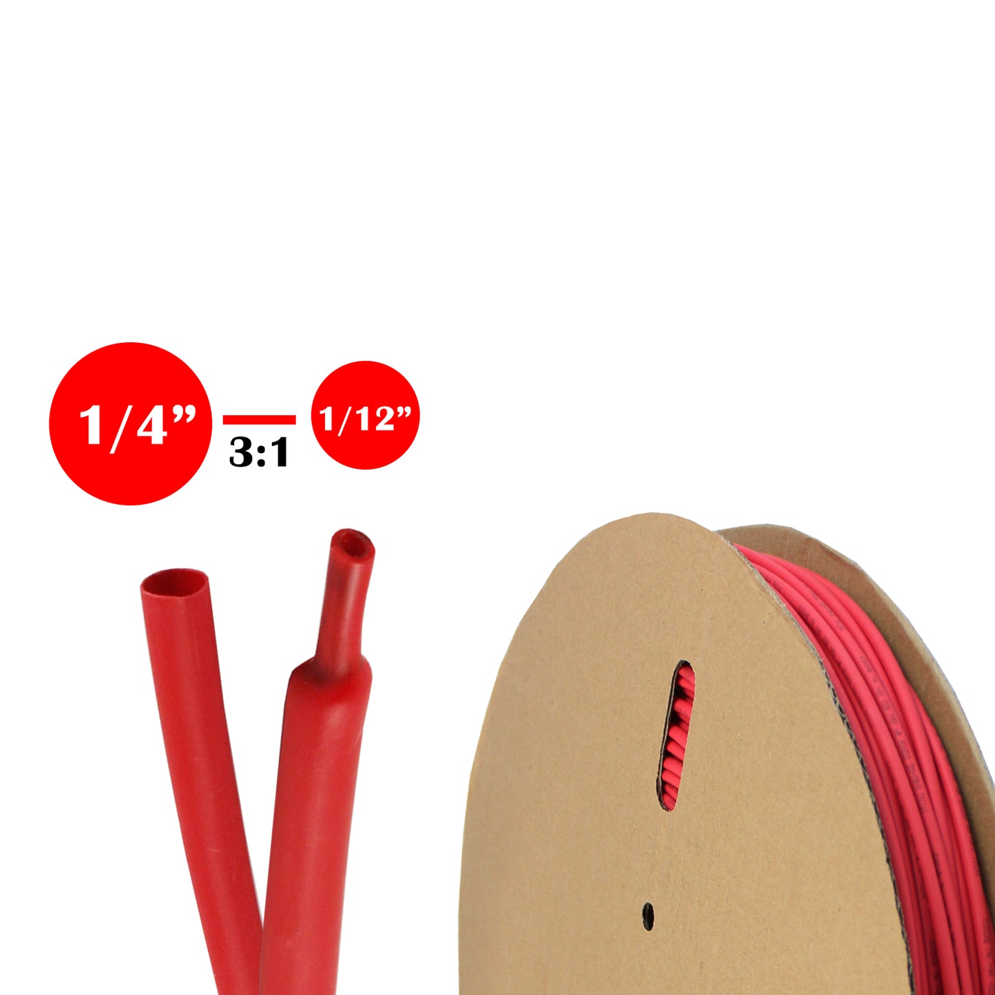 Heat Shrink Tubing 3:1 Glue Lined Heatshrink Kit Electrical Wire Cable Insulated