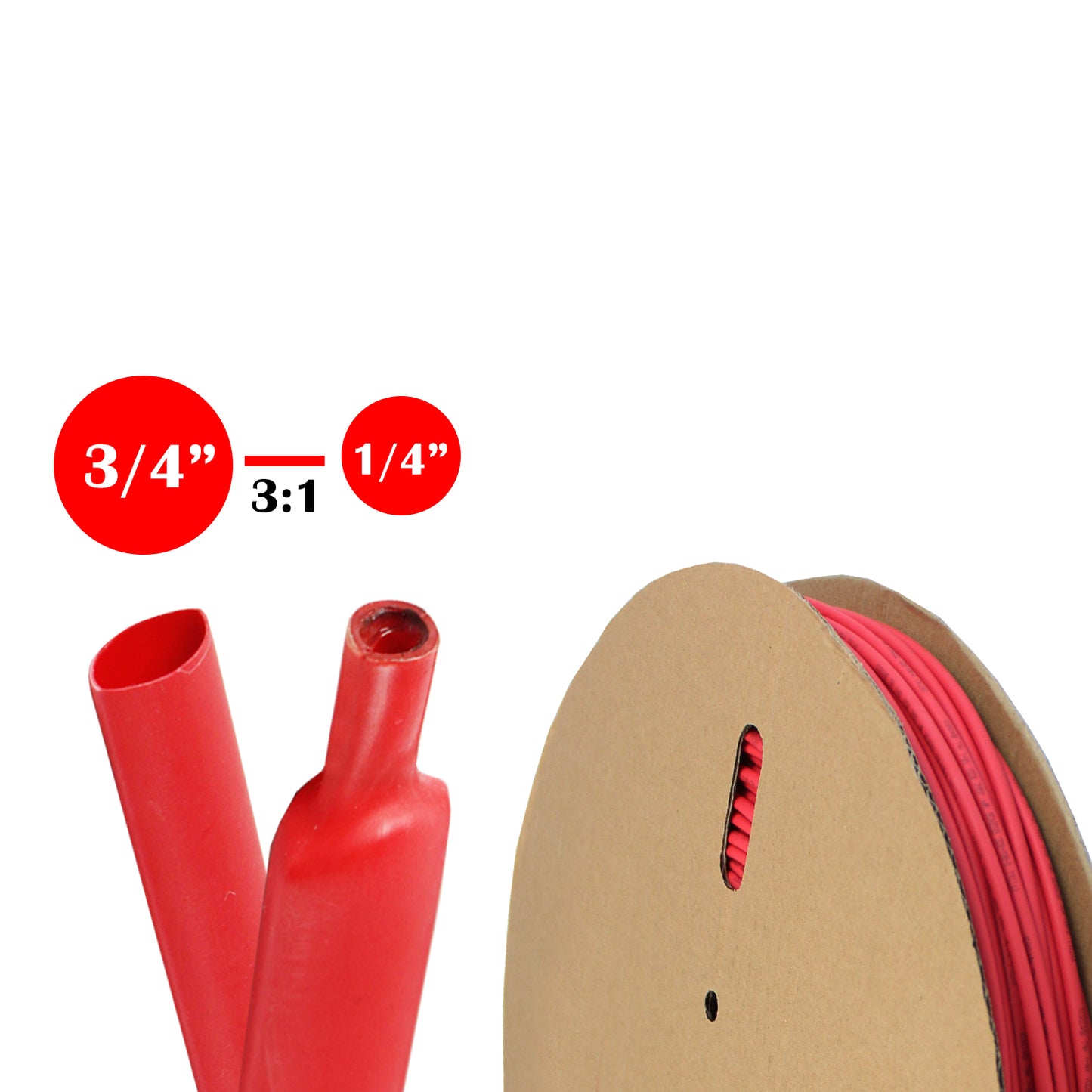 Heat Shrink Tubing 3:1 Glue Lined Heatshrink Kit Electrical Wire Cable Insulated