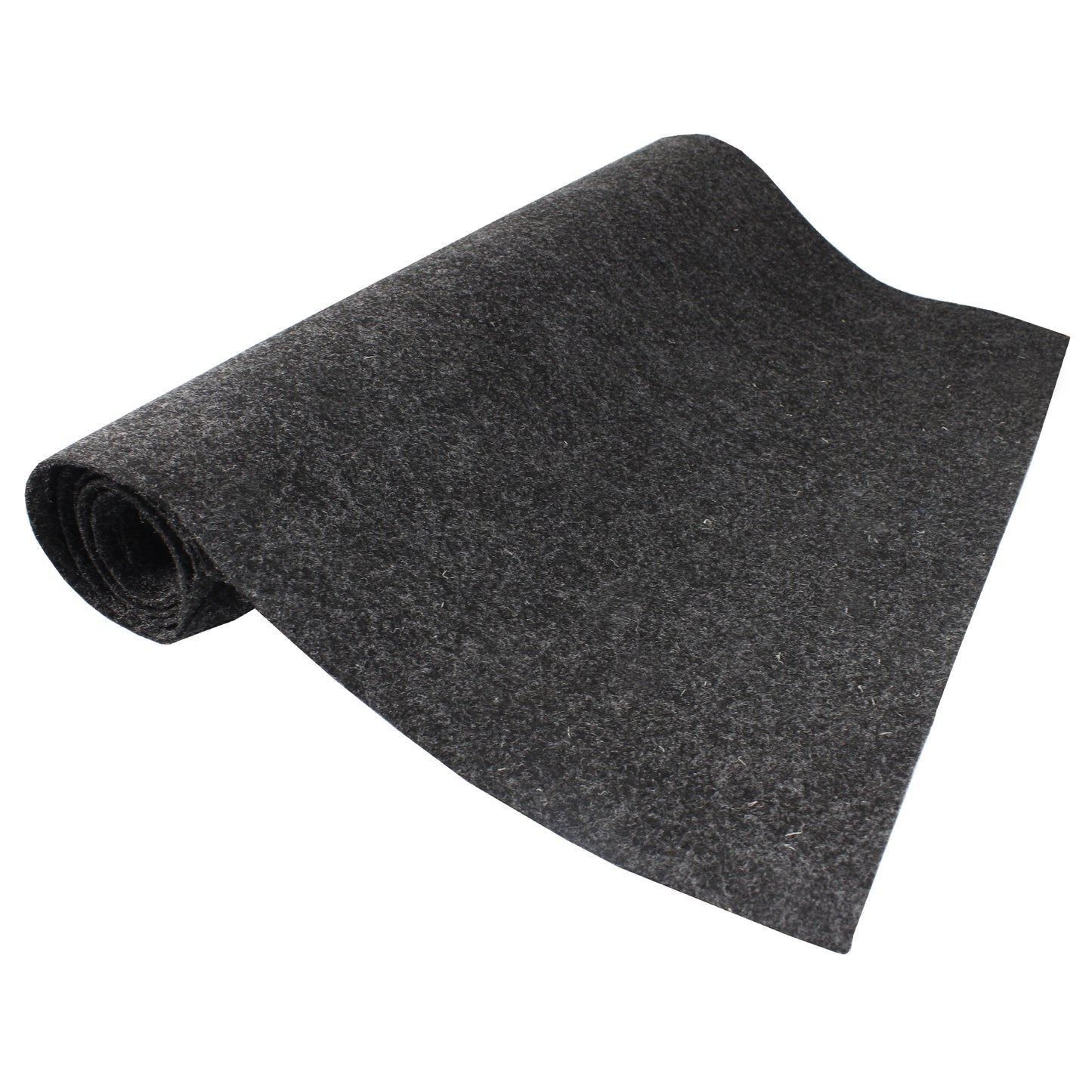 Marine Deck Car Van Carpet Underfelt Underlay Garage Floor Non-Slip Repels Dirty —— Charcoal Gray Color