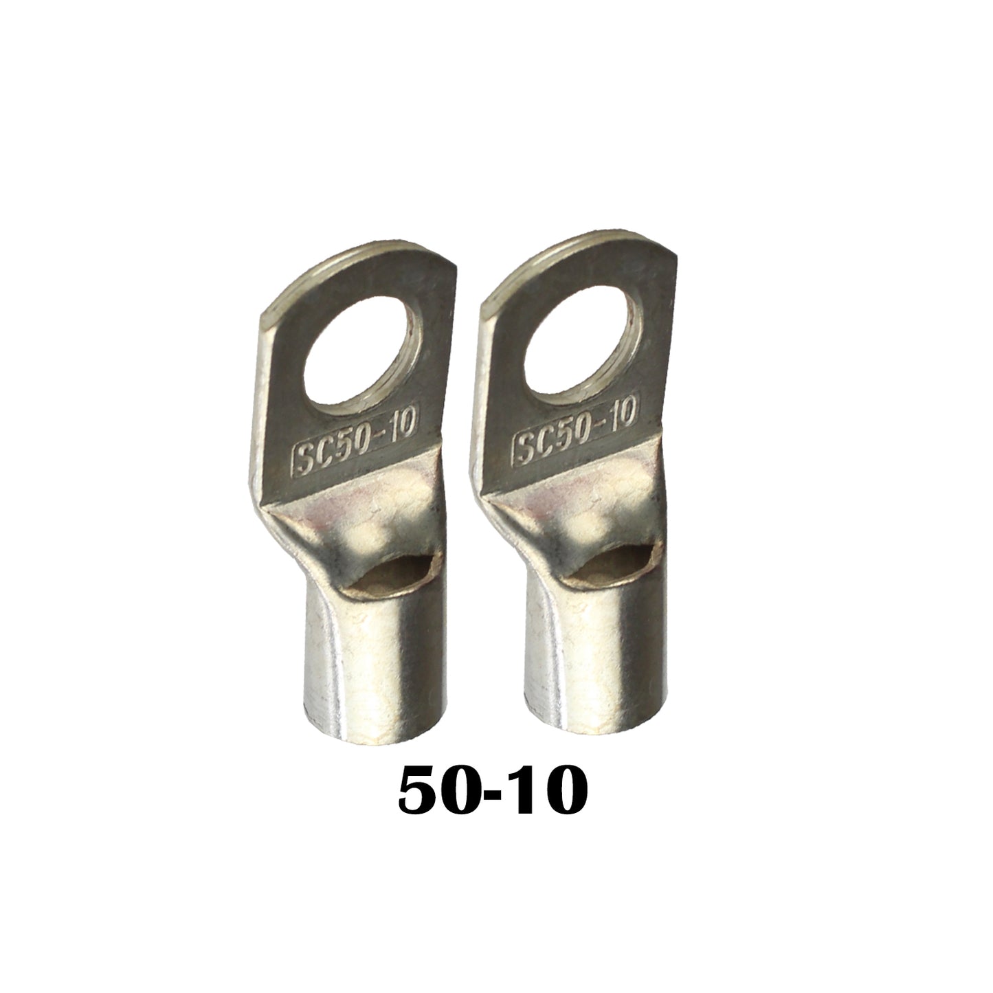 Battery Cable Lug Marine Grade Copper Terminals Tube Wire Connector Crimp Ring