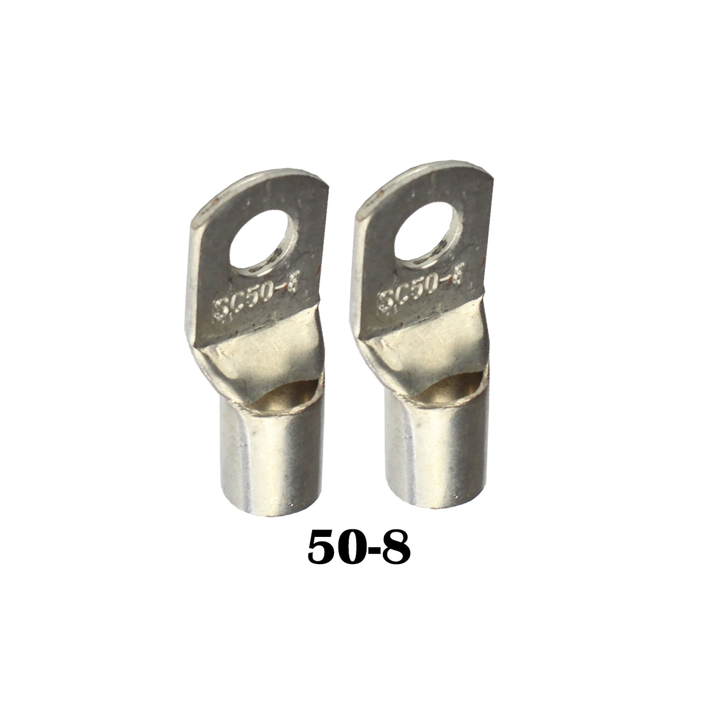 Battery Cable Lug Marine Grade Copper Terminals Tube Wire Connector Crimp Ring
