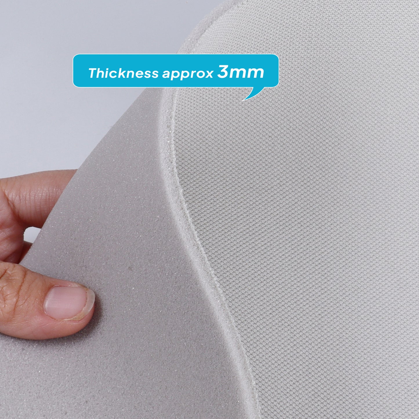 Foam Headliner Fabric Flat Knit Car Roof Lining Materials Replace Sag-Flat Knit Grey