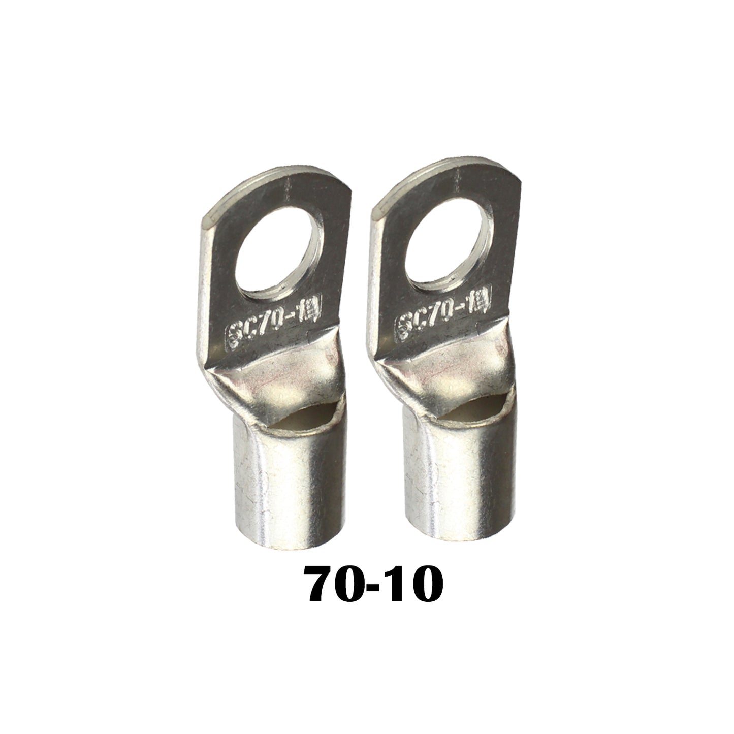 Battery Cable Lug Marine Grade Copper Terminals Tube Wire Connector Crimp Ring