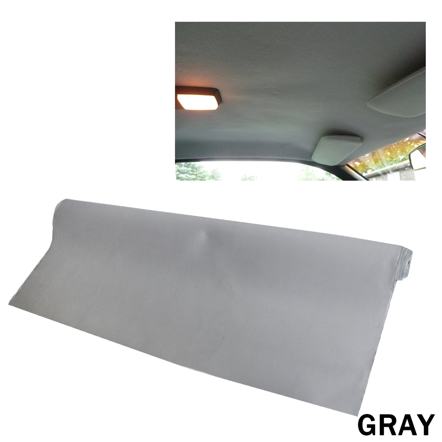 Car Headliner Fabric Replacement Repair Sagging Enhance Interior Roof Liner Foam