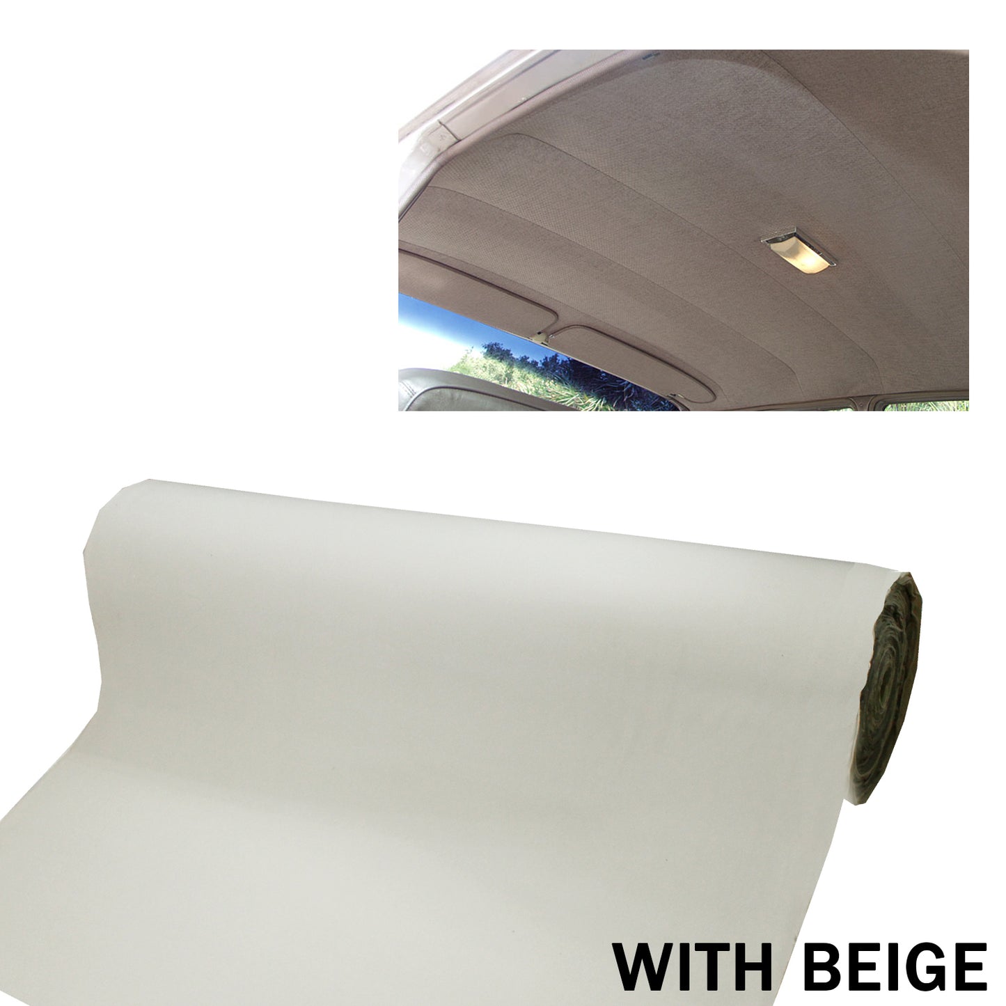 Car Headliner Fabric Replacement Repair Sagging Enhance Interior Roof Liner Foam