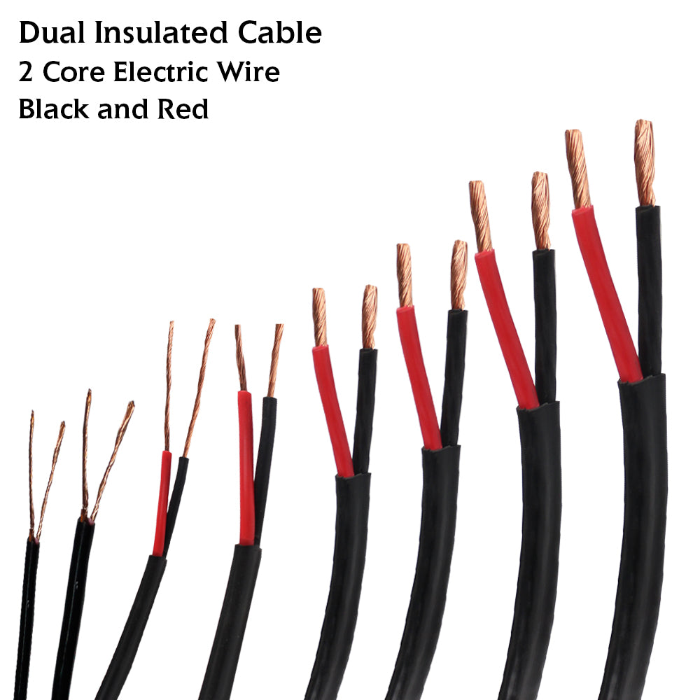 2 Core Twin Sheath Electrical Cable Wire Vehicle VAN Battery Solar Panels Wiring