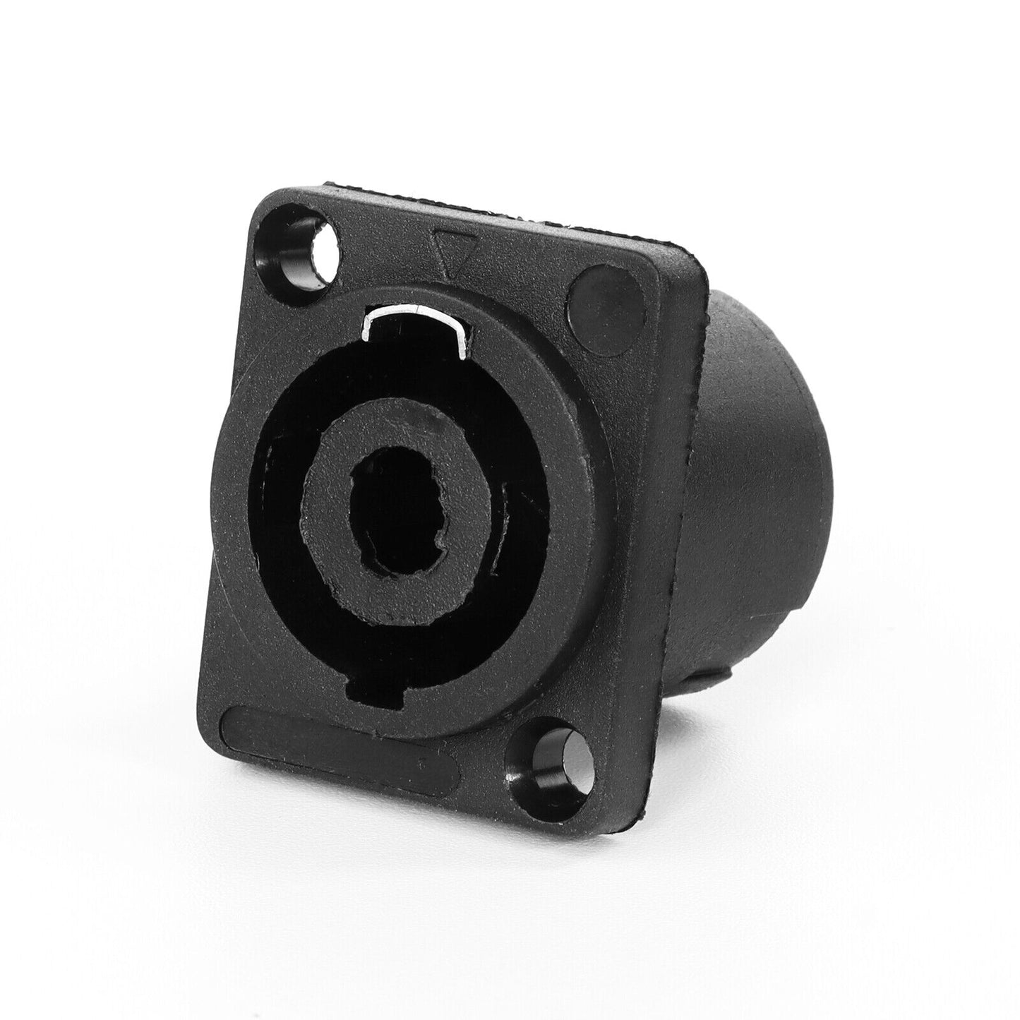 Speakon Panel Mount Socket,4Pole Speakon Socket Connector Panel Chassis Mount
