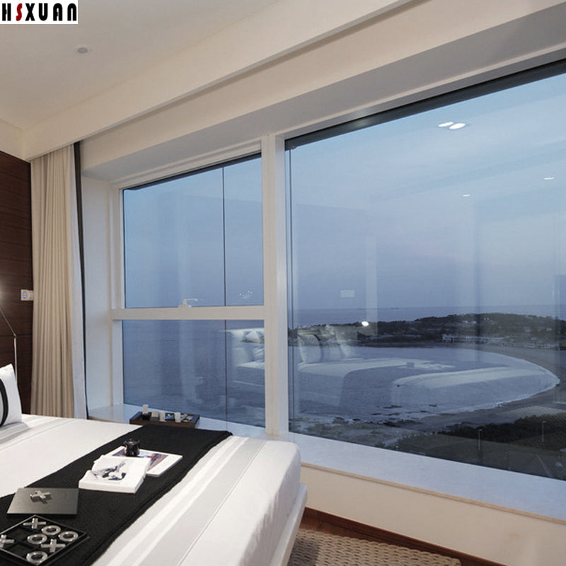 Home Tinting Privacy Window Film One Way Mirror Glass Tint Residential UV Block