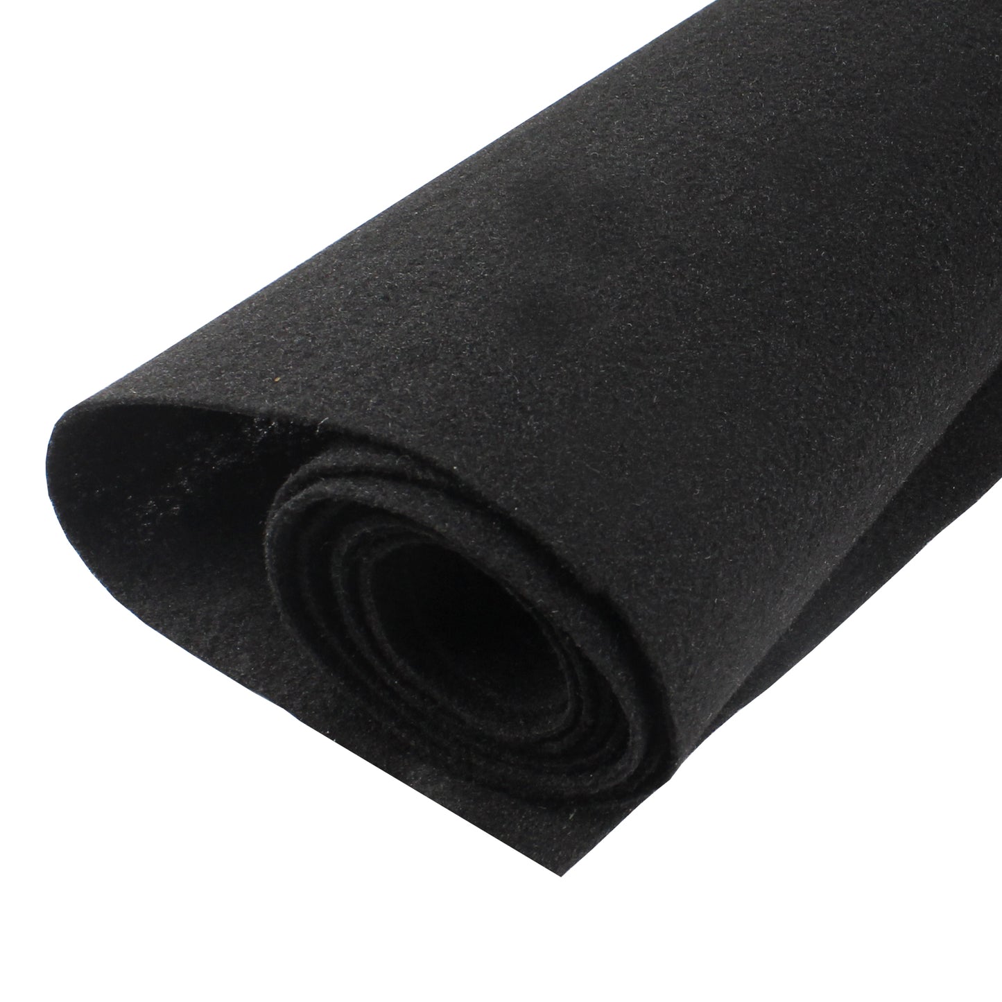 Marine Deck Car Van Carpet Underfelt Underlay Garage Floor Non-Slip Repels Dirty —— Black Color