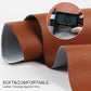 Waterproof Faux Leather Fabric Sheet Home Chair Sofa Lounge Couches Repair Patch-Brown