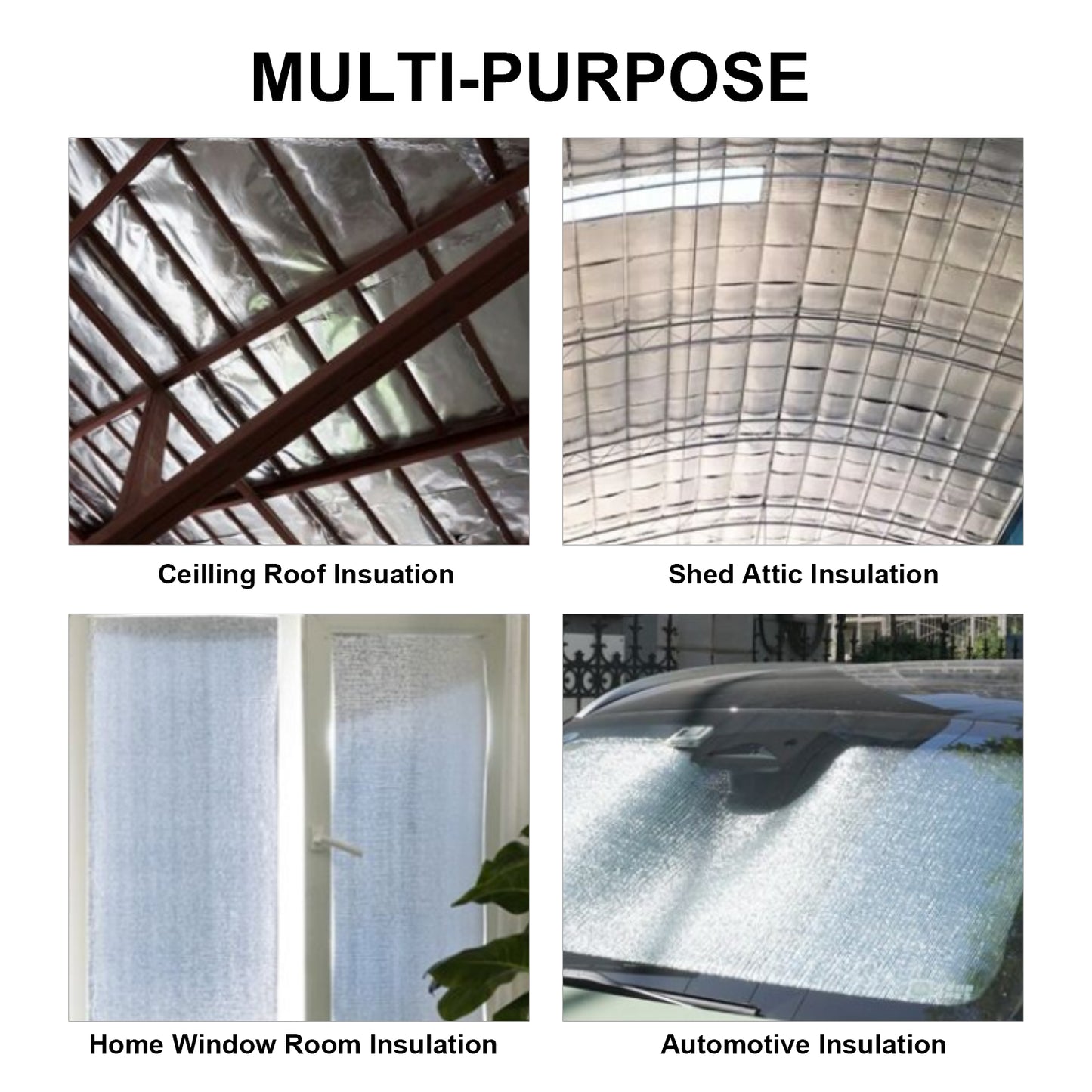 Light Weight Heat Shield EPE Reflective Foil Foam Insulation Room Shed Garage AU