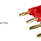 Dual Banana Plug Jack Audio Speak Wire Cable Connector Binding Post Socket 4Pair