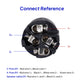 Speaker Plug Kit Set,4 pole Speakon Plug Connects and Speakon Socket for Audio