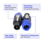 Speaker Plug Kit Set,4 pole Speakon Plug Connects and Speakon Socket for Audio