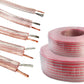 Speaker Wire OFC Oxygen-Free Copper Audio Cable 10 12 14 16 18 AWG Low Signal Loss for Car/Home Audio Sound Equipment(10 AWG - 10M)